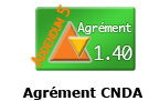 Agréé 1.40 - Addendum 5 par le CNDA